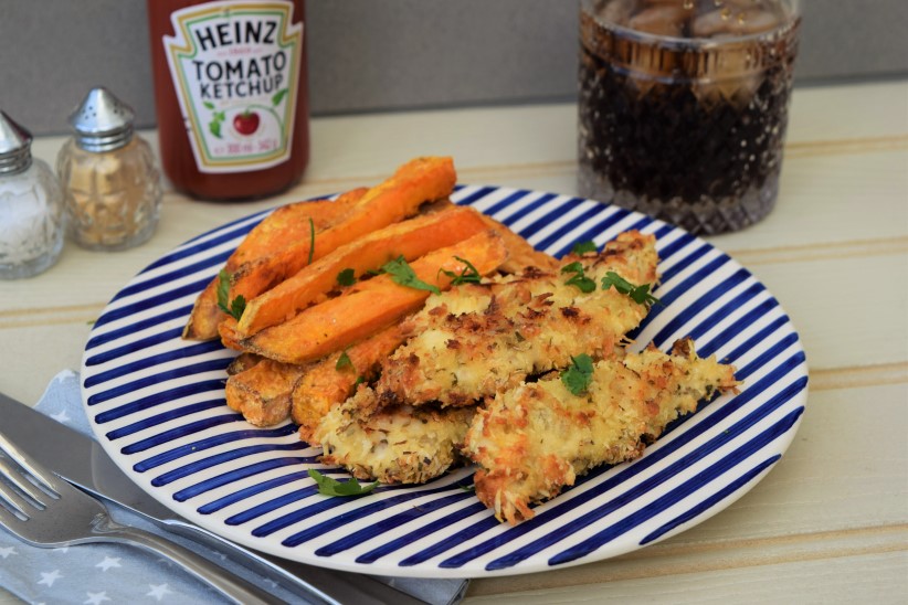 Parmesan-chicken-sweet-potato-chips-lucyloves-foodblog