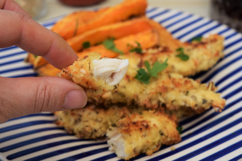 Parmesan-chicken-sweet-potato-chips-recipe-lucyloves-foodblog