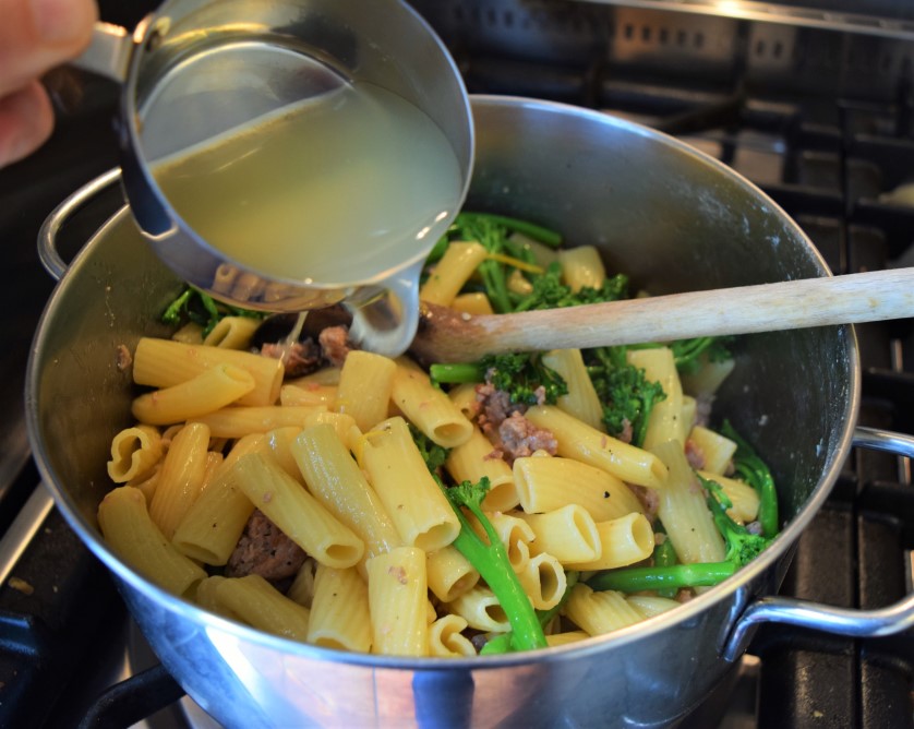 Pasta-lemon-broccoli-sausage-recipe-lucyloves-foodblog