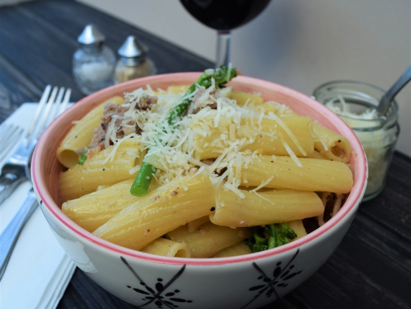 Pasta-broccoli-lemon-sausage-recipe-lucyloves-foodblog