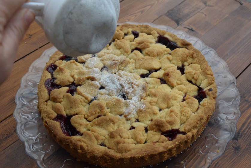 Cherry Shortbread Tart From Lucy Loves 5695