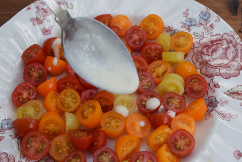 Cherry-tomatoes-salad-cream-dressing-recipe-lucyloves-foodblog