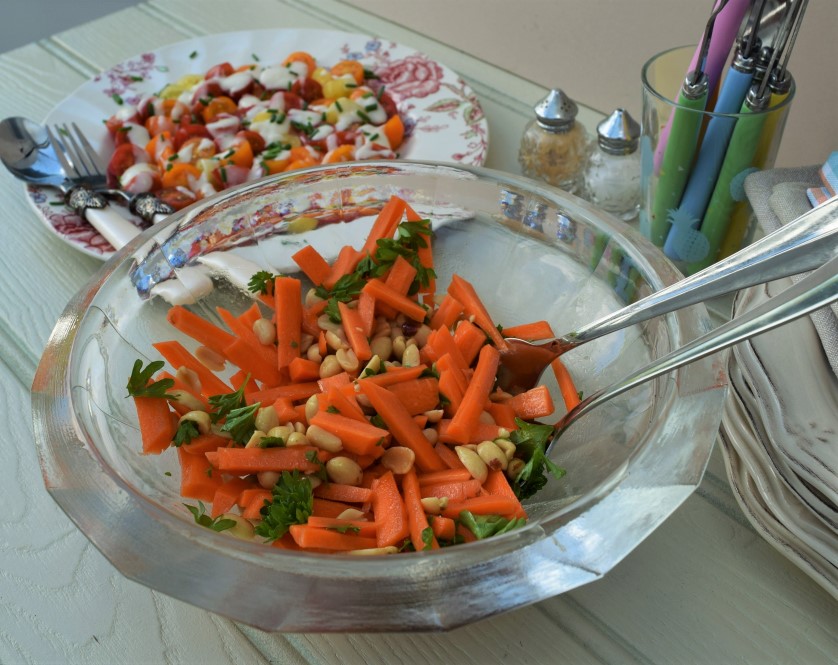 Cherry-tomato-salad-cream-dressing-carrot-peanut-salad-lucyloves-foodblog