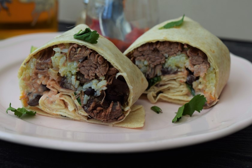 Burrito-beef-coriander-lime-rice-lucyloves-foodblog