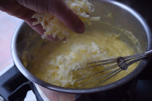 Chorizo-meatballs-cheese-polenta-chips-recipe-lucyloves-foodblog