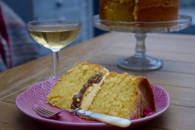 Rhubarb-custard-cake-recipe-lucyloves-foodblog