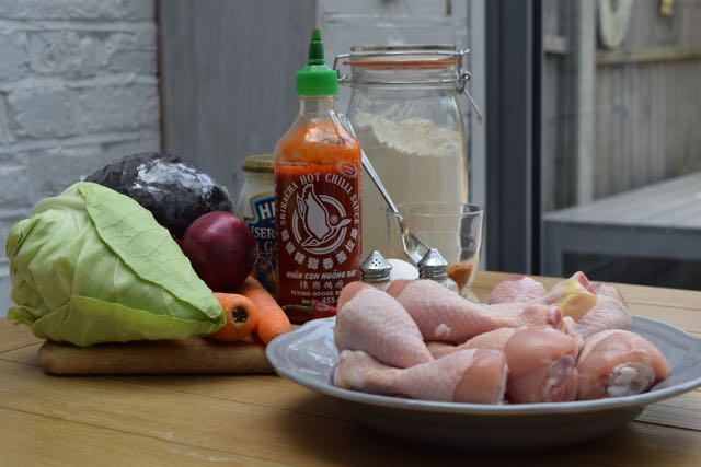 Oven-fried-chicken-spicy-coleslaw-lucyloves-foodblog