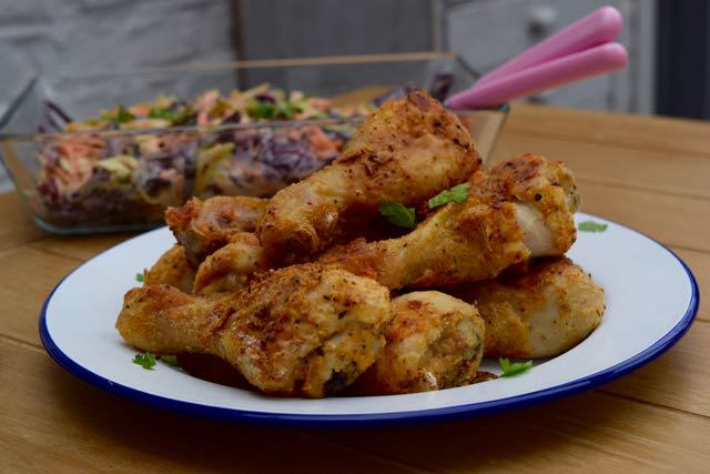 Oven-fried-chicken-spicy-coleslaw-recipe-lucyloves-foodblog