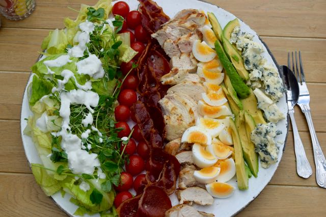 Cobb-salad-blue-cheese-dressing-lucyloves-foodblog