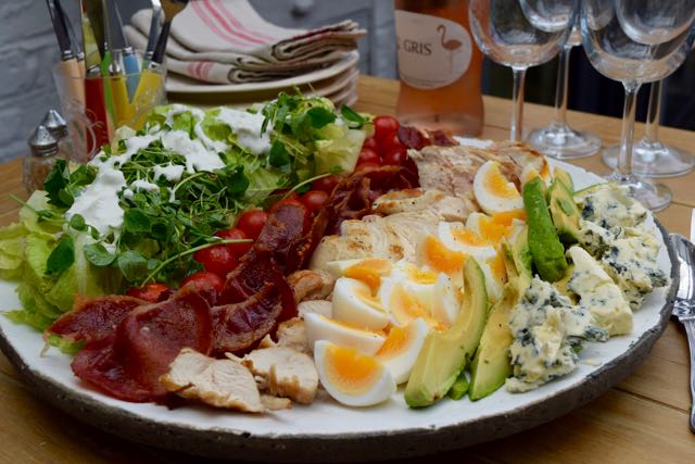 Cobb-salad-blue-cheese-dressing-lucyloves-foodblog