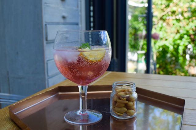 Gin and tonic with raspberries - EAT ME