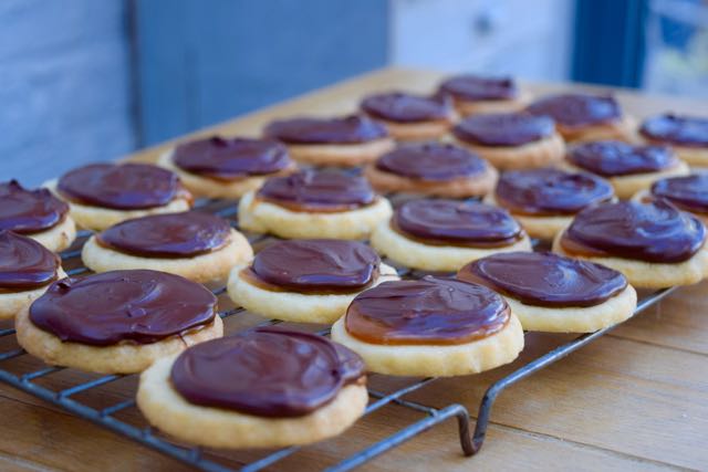 Chocolate-Caramel-Twix-style-biscuits-recipe-lucyloves-foodblog