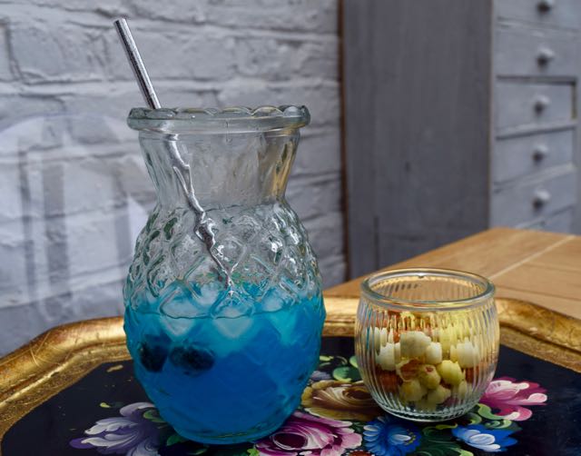 A Blue Mule Cocktail from Lucy Loves Food Blog