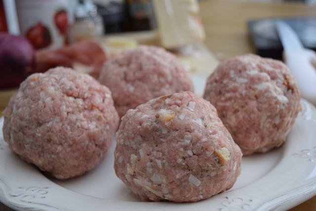 Big-pork-proscuitto-meatball-recipe-lucyloves-foodblog