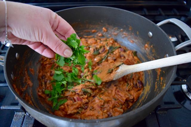 Spiced-rainbow-chard-with-peanut-kidney-beans-recipe-lucyloves-foodblog