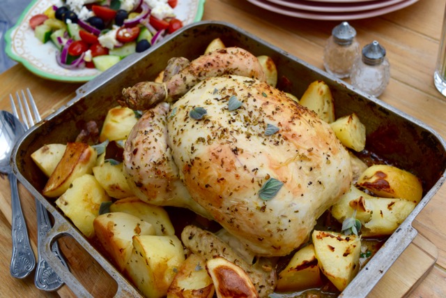 One-pot-greek-roast-chicken-recipe-lucyloves-foodblog