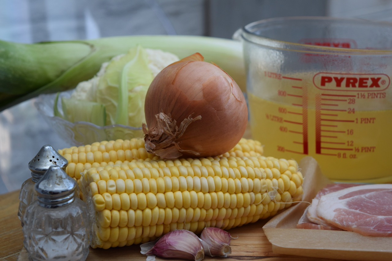 Cauliflower-bacon-corn-chowder-recipe-lucyloves-foodblog