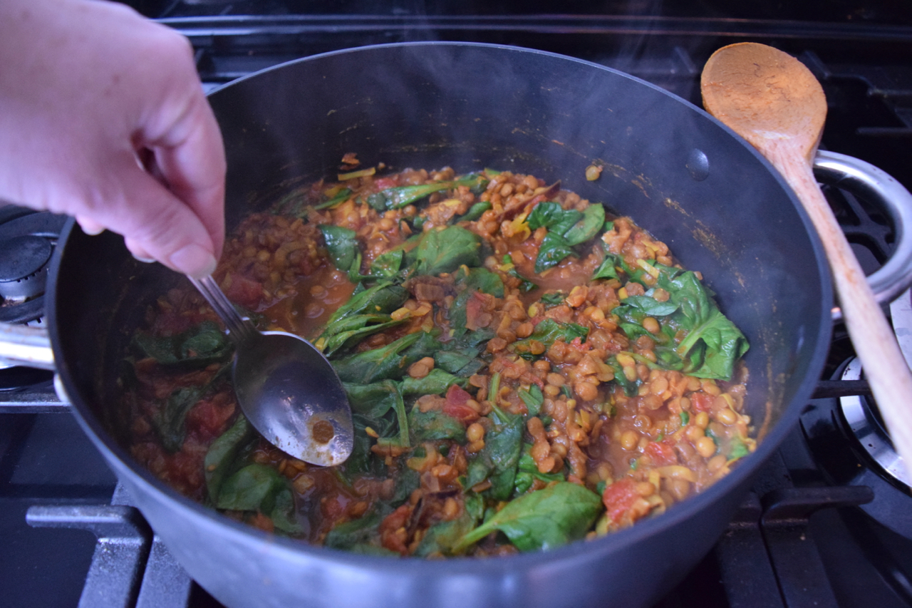 Eggs-Lentils-spinach-recipe-lucyloves-foodblog