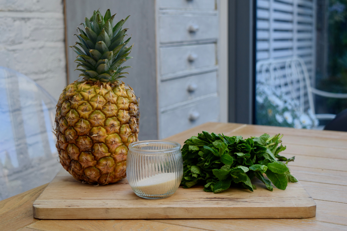 Pineapple-mint-sugar-recipe-lucyloves-foodblog