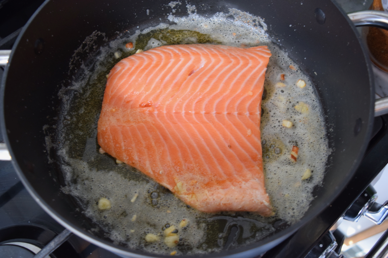 Pasta-salmon-spinach-recipe-lucyloves-foodblog