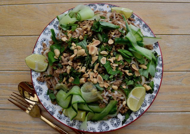 Summer Pork Noodles recipe from Lucy Loves