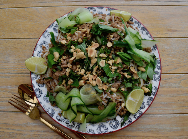 Summer Pork Noodles recipe from Lucy Loves