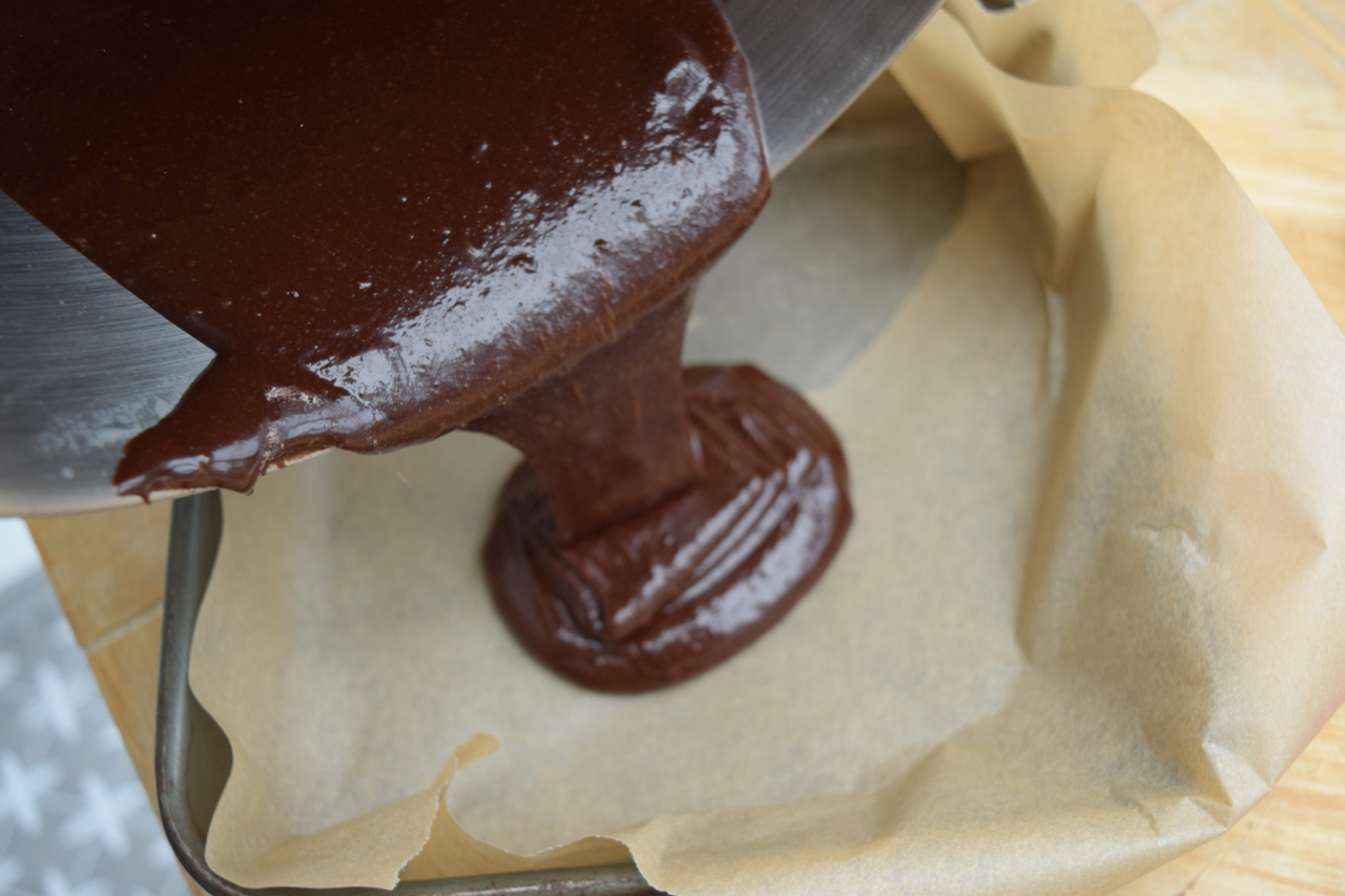 Tahini Brownies recipe from Lucy Loves Food Blog