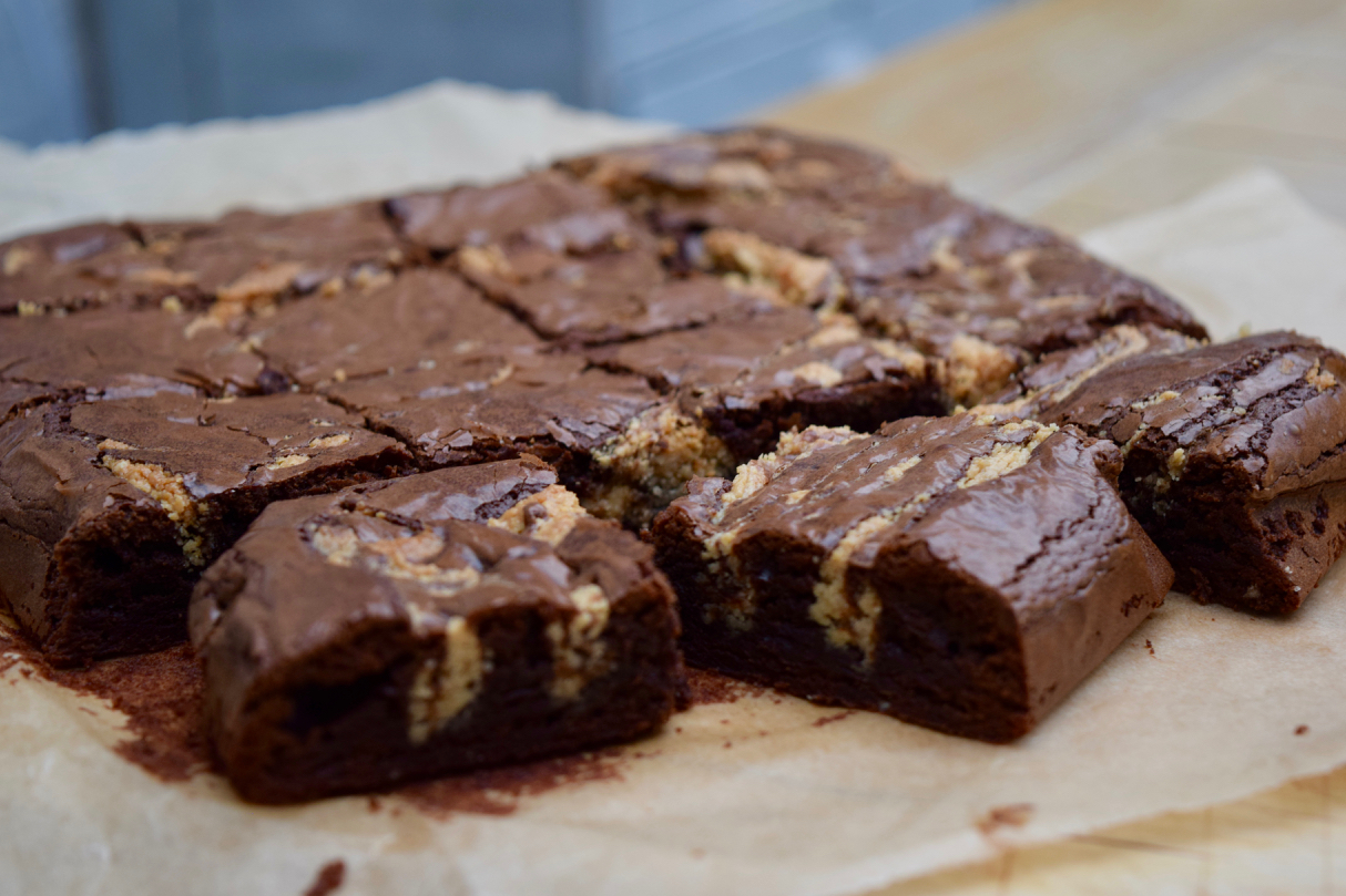 Tahini Brownies recipe from Lucy Loves