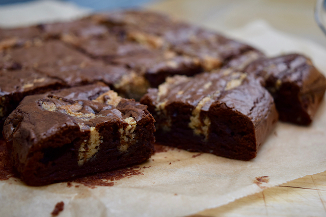 Tahini Brownies recipe from Lucy Loves