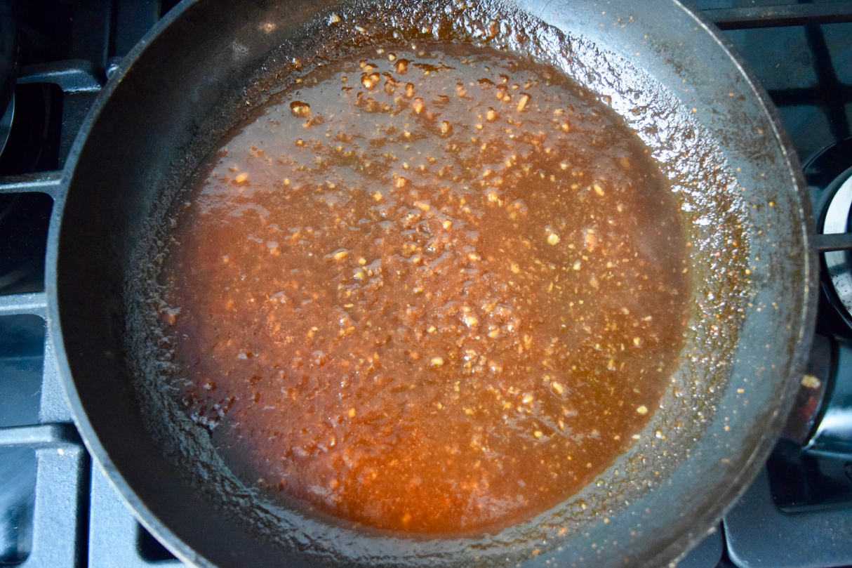 Sriracha Honey Meatballs recipe from Lucy Loves Food Blog