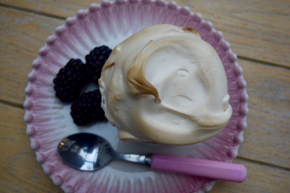 Apple and Blackberry Snow recipe from Lucy Loves Food Blog