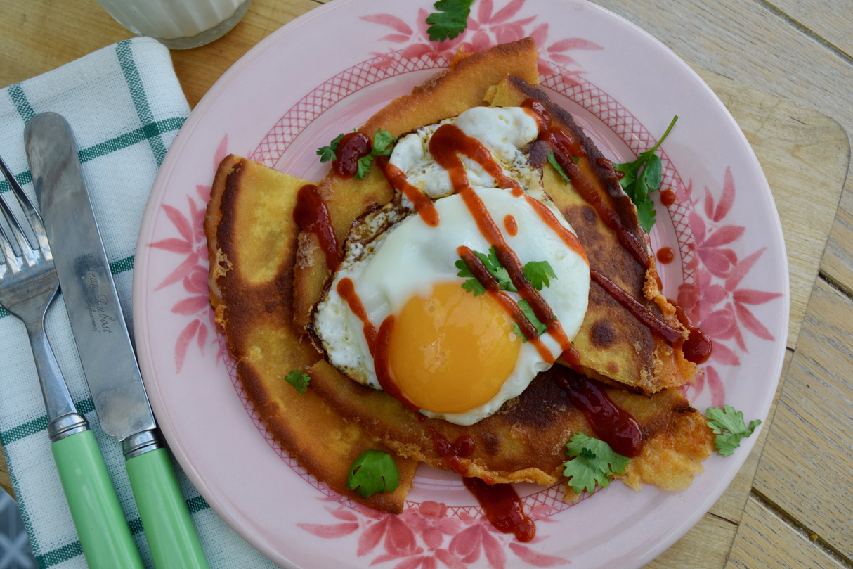 Fried Egg Quesadilla Recipe from Lucy Loves Food Blog
