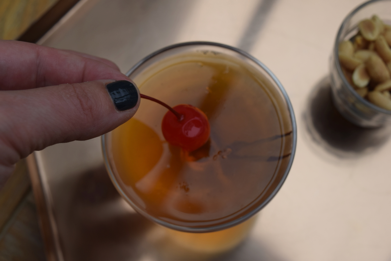 Manhattan Cocktail recipe from Lucy Loves Food Blog