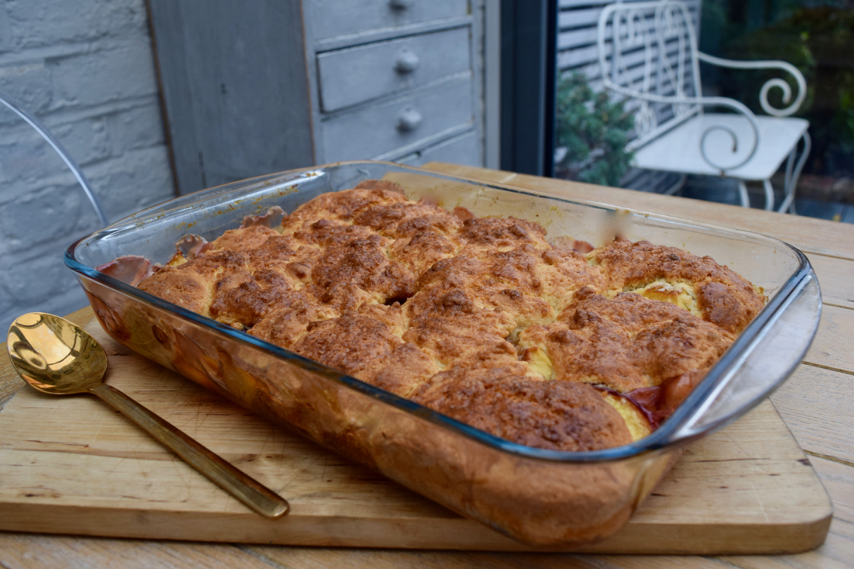 Peach Cobbler Recipe from Lucy Loves Food Blog