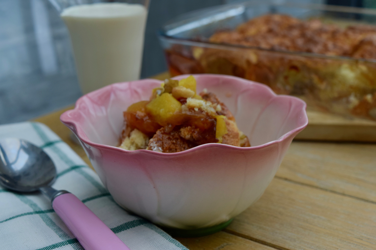 Peach Cobbler recipe from Lucy Loves Food Blog