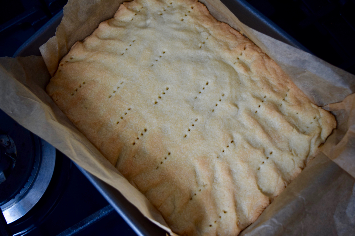 Clotted Cream Shortbread recipe from Lucy Loves Food Blog