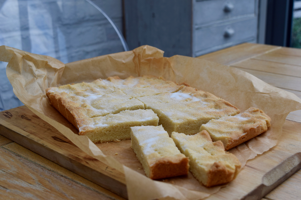 Clotted Cream Shortbread recipe from Lucy Loves Food Blog