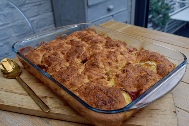 Peach Cobbler Recipe from Lucy Loves Food Blog