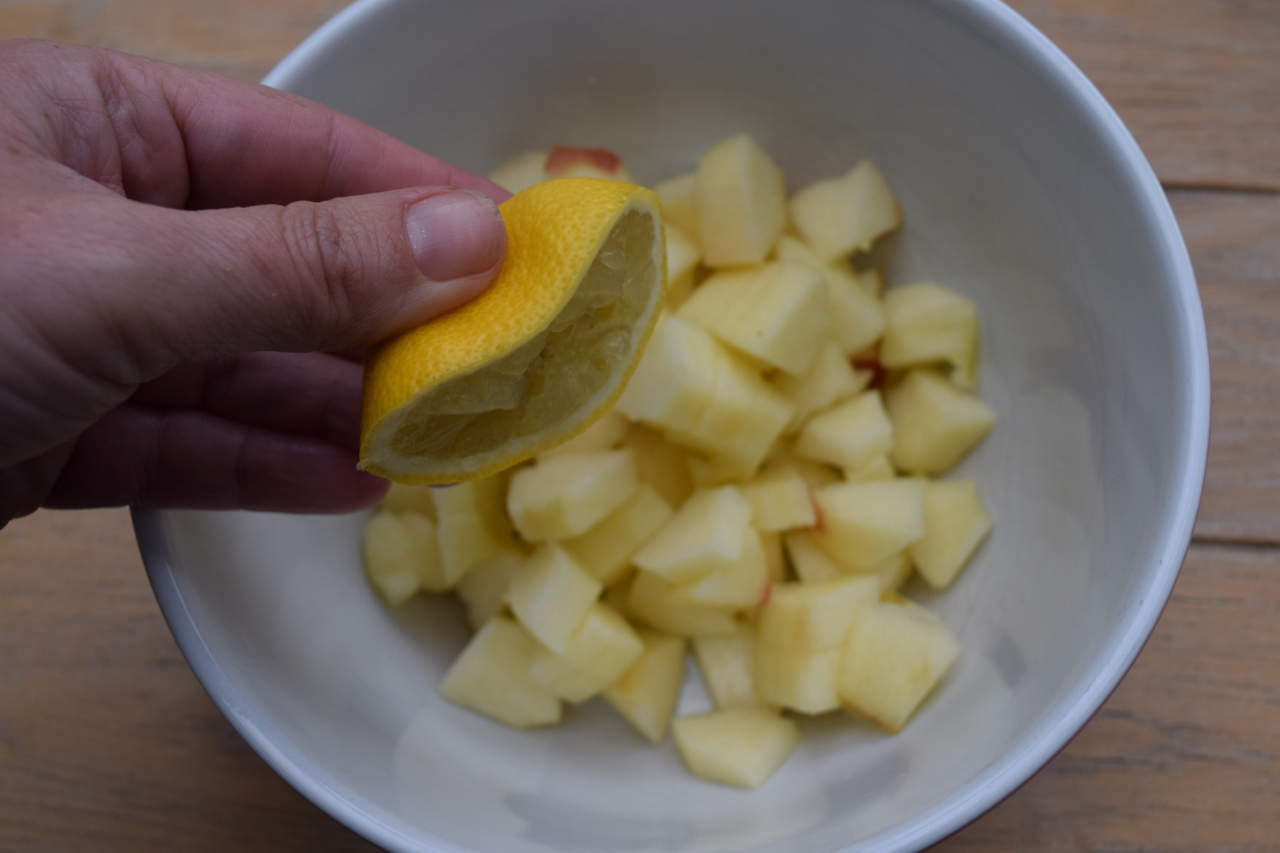 Apple Blondies recipe from Lucy Loves Food Blog