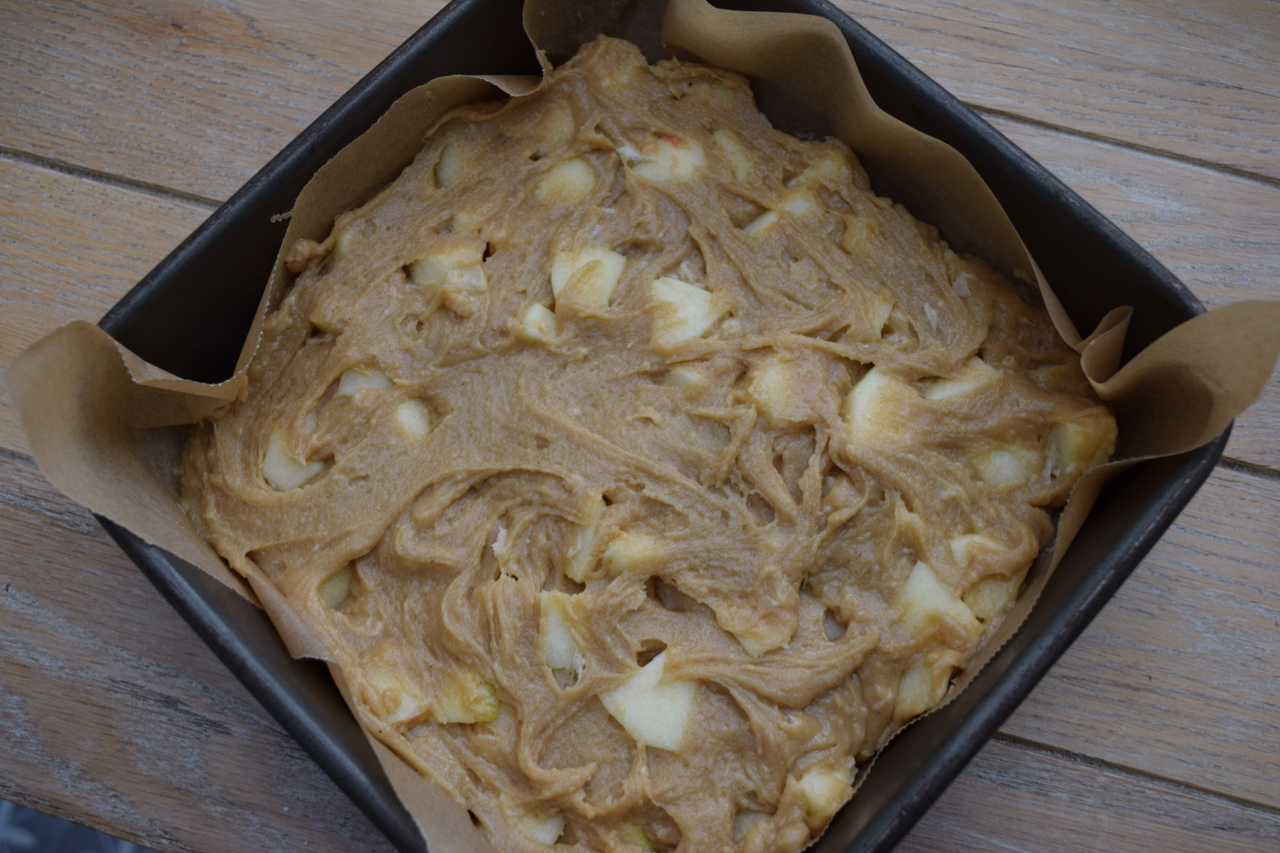 Apple Blondies recipe from Lucy Loves Food Blog