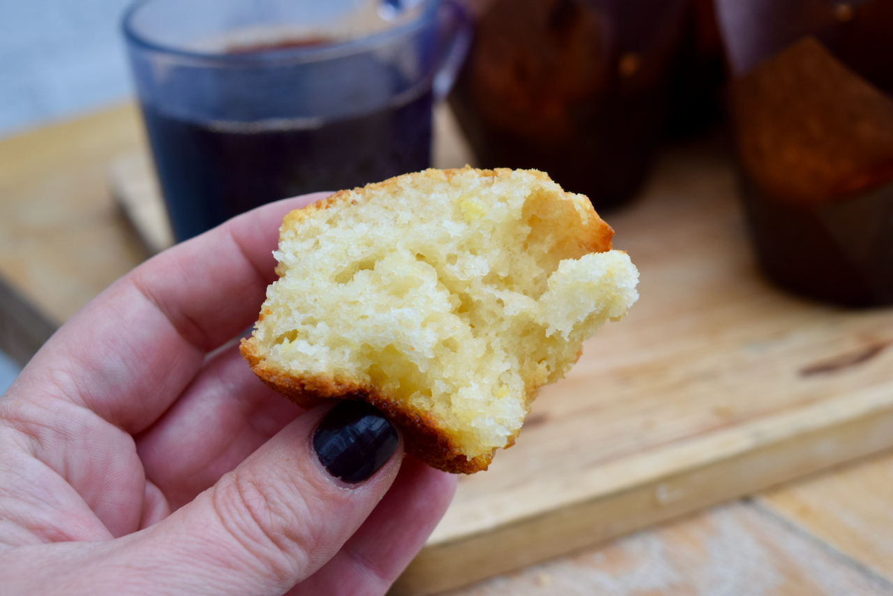 Lemon Curd Muffin recipe from Lucy Loves Food Blog