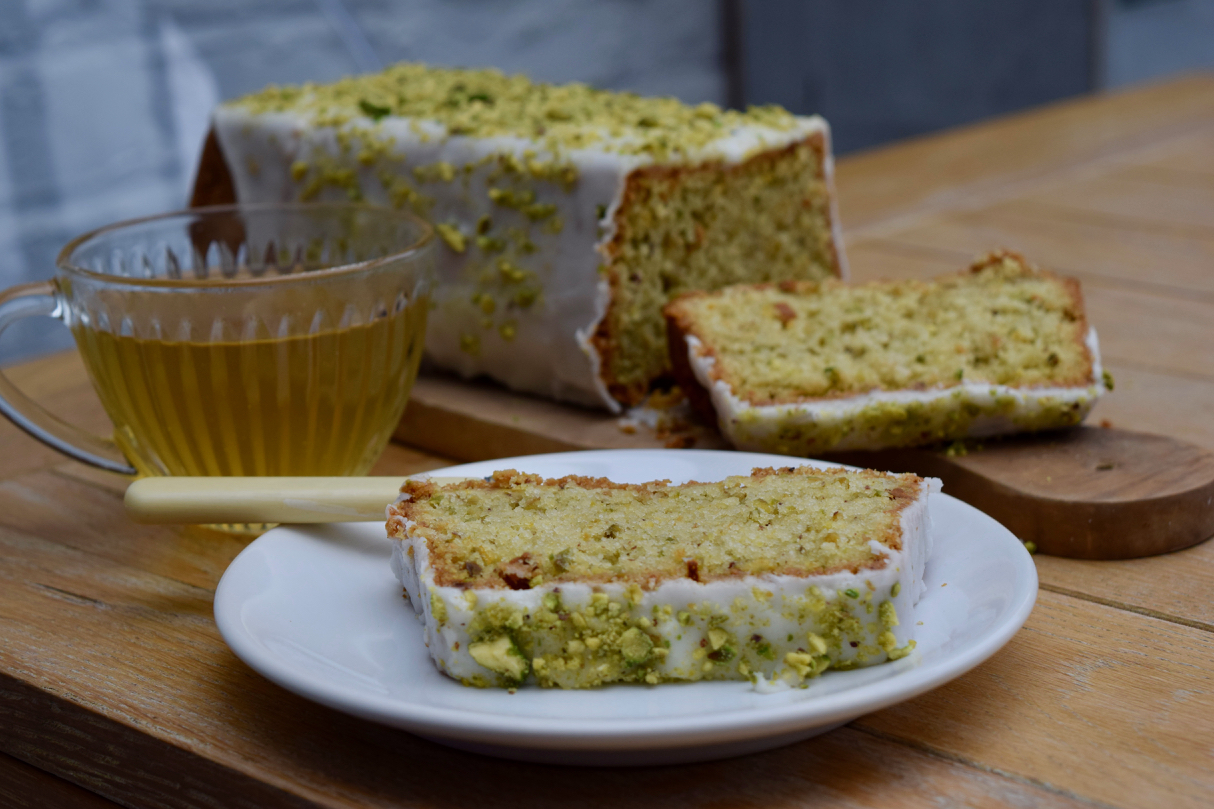 Lemon Pistachio Loaf recipe from Lucy Loves