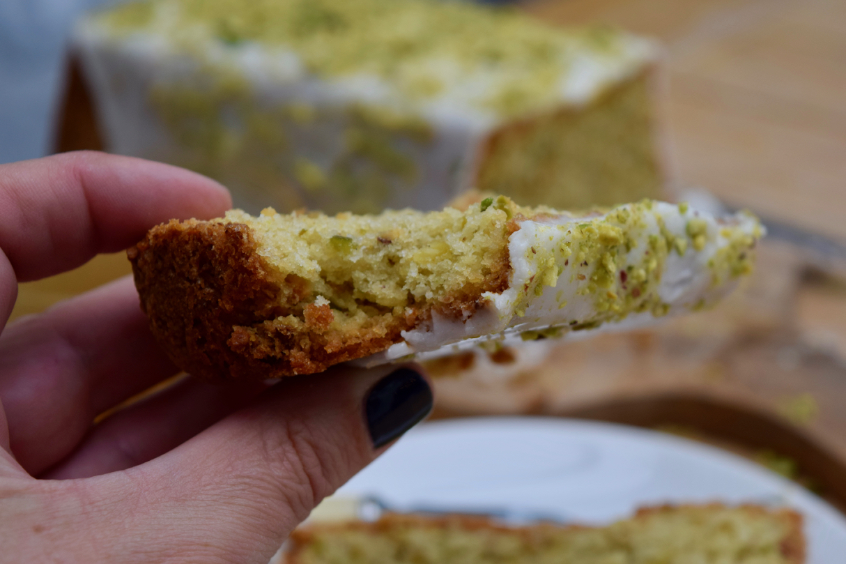 Lemon Pistachio Loaf recipe from Lucy Loves