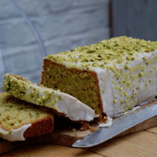 Lemon Pistachio Loaf recipe from Lucy Loves Food Blog