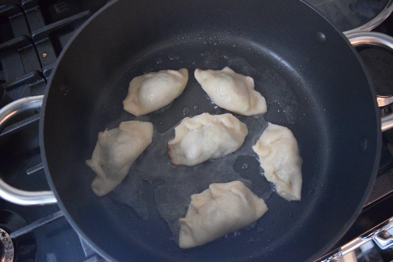 SImple Pork Dumplings recipe from Lucy Loves Food Blog