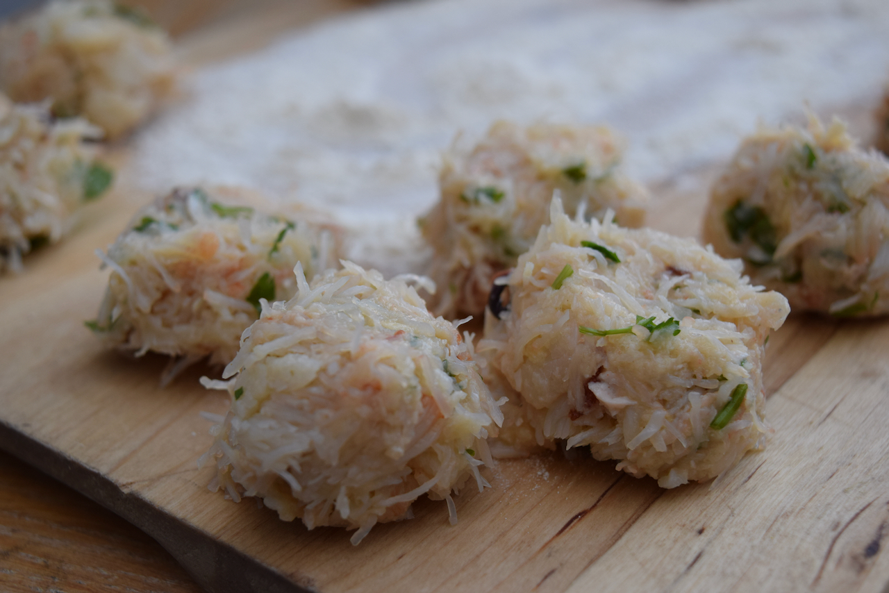 Tiny Crab Cakes recipe from Lucy Loves Food Blog