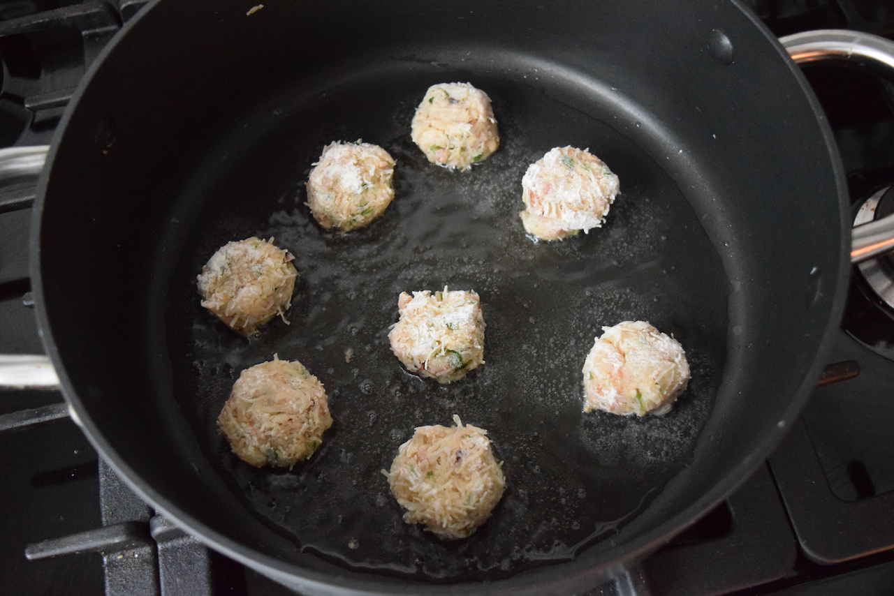 Tiny Crab Cakes recipe from Lucy Loves Food Blog