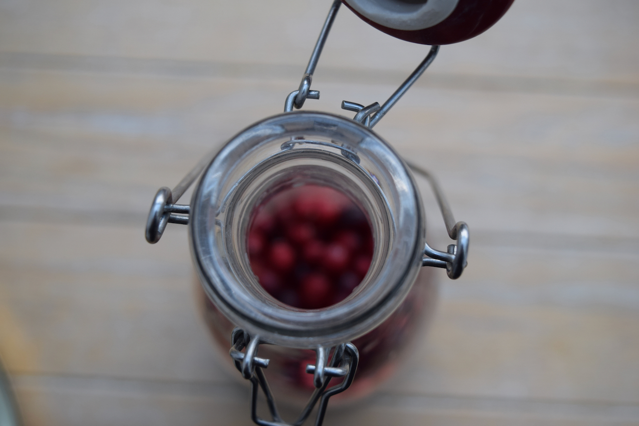 Cranberry Rum Dark and Stormy recipe from Lucy Loves Food Blog