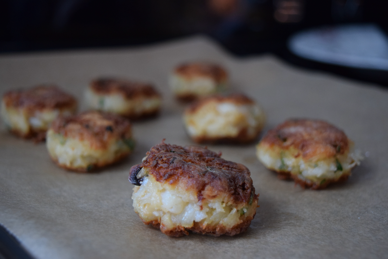 Tiny Crab Cakes recipe from Lucy Loves Food Blog