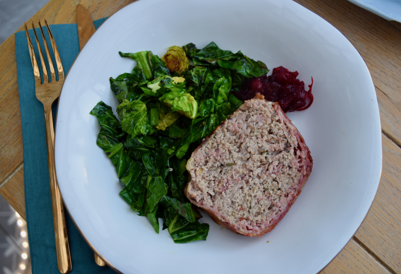 Meatloaf with Bacon and Rosemary recipe from Lucy Loves Food Blog